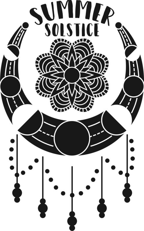 طرح برش لیزری تابستان انقلاب ماندالا اجرام آسمانی - laser cut summer solstice mandala celestial objects ve - برای دستگاه CNC چوب و لیزر (سی ان سی)