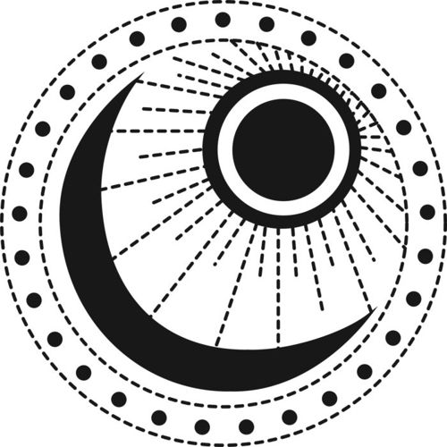 طرح اشیاء زینتی خورشید ماه برش لیزری - laser cut sun moon ornament objects ve - برای دستگاه CNC چوب و لیزر (سی ان سی)