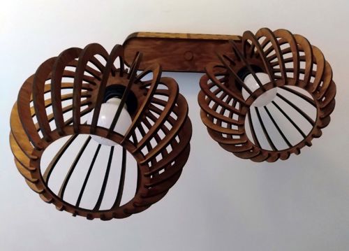 طرح لیزر برش سوتلنیک 3d لامپ - laser cut svetilnik 3d lamp ve - برای دستگاه CNC چوب و لیزر (سی ان سی)