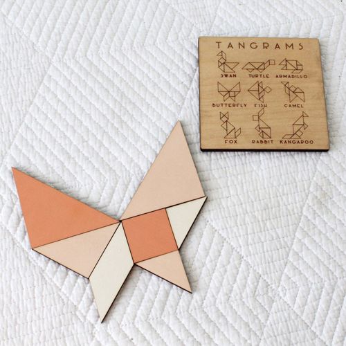 طرح اسباب‌بازی برای بچه‌ها با لیزر برش تانگرام پازل هندسه - laser cut tangram puzzle brain geometry toy for kids ve - برای دستگاه CNC چوب و لیزر (سی ان سی)