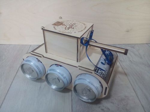 طرح برش لیزری مخزن نگهدارنده نوشیدنی - laser cut tank drink holder ve - برای دستگاه CNC چوب و لیزر (سی ان سی)
