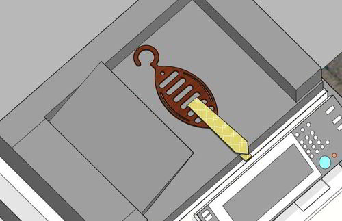 طرح برش لیزری کراوات رک پارچه - laser cut tie rack - برای دستگاه CNC چوب و لیزر (سی ان سی)