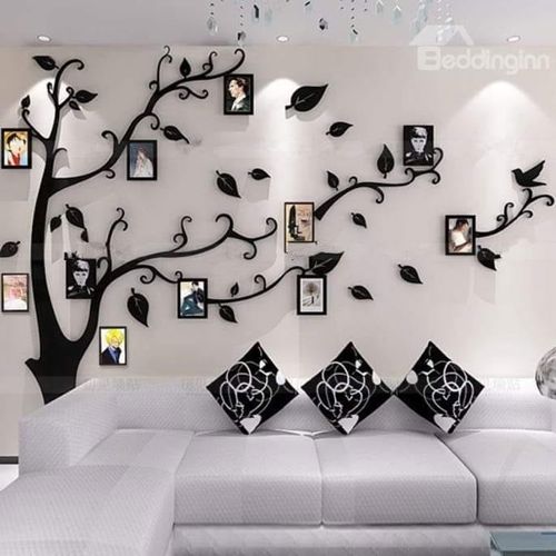 طرح قاب عکس درخت برش لیزری نقاشی - laser cut tree photo frame drawing ve - برای دستگاه CNC چوب و لیزر (سی ان سی)