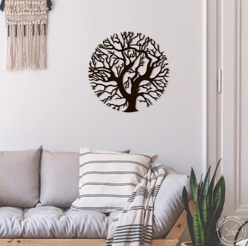 طرح هنر دیوار برش درخت با برش لیزری درخت زندگی گیاه - laser cut tree wall art tree of life ve - برای دستگاه CNC چوب و لیزر (سی ان سی)