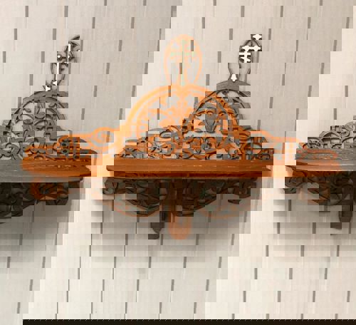 طرح قفسه دیواری محراب برش شده با لیزر - laser cut wall altar shelf ve - برای دستگاه CNC چوب و لیزر (سی ان سی)