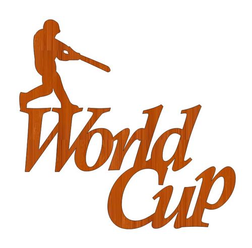 طرح دیواری برش لیزری جام جهانی کریکت آویز دیواری - laser cut wall decor cricket world cup wall hanging design ve - برای دستگاه CNC چوب و لیزر (سی ان سی)