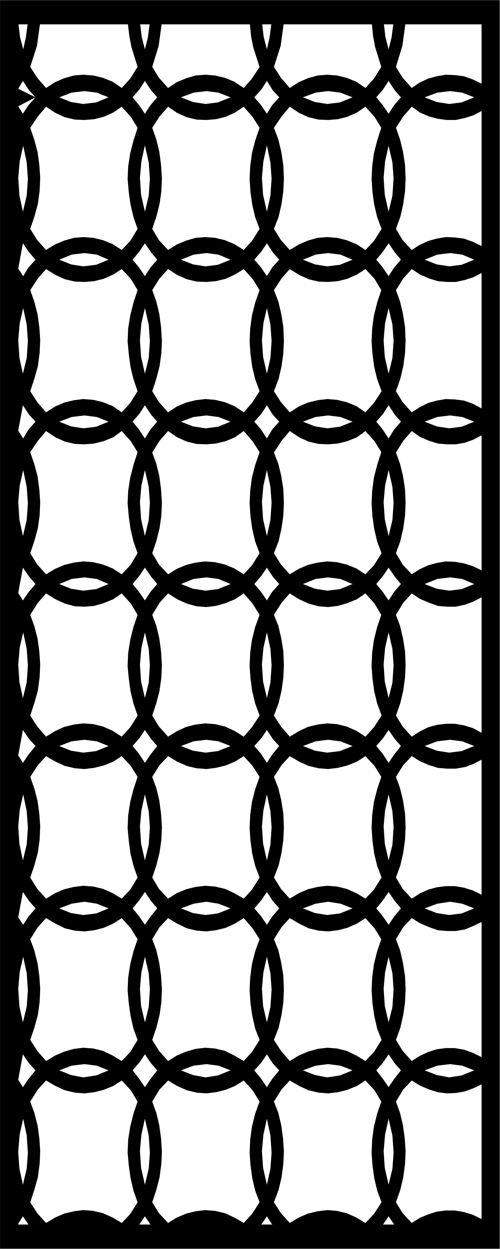 طرح برش لیزری پنجره گل شبکه استنسیل طرح دایره‌ای - laser cut window floral lattice stencil circular design - برای دستگاه CNC چوب و لیزر (سی ان سی)