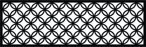 طرح برش لیزری پنجره گل شبکه استنسیل گرد الگوی - laser cut window floral lattice stencil round pattern - برای دستگاه CNC چوب و لیزر (سی ان سی)