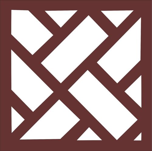 طرح لیزری پنجره جالی - laser cut window jali design - برای دستگاه CNC چوب و لیزر (سی ان سی)