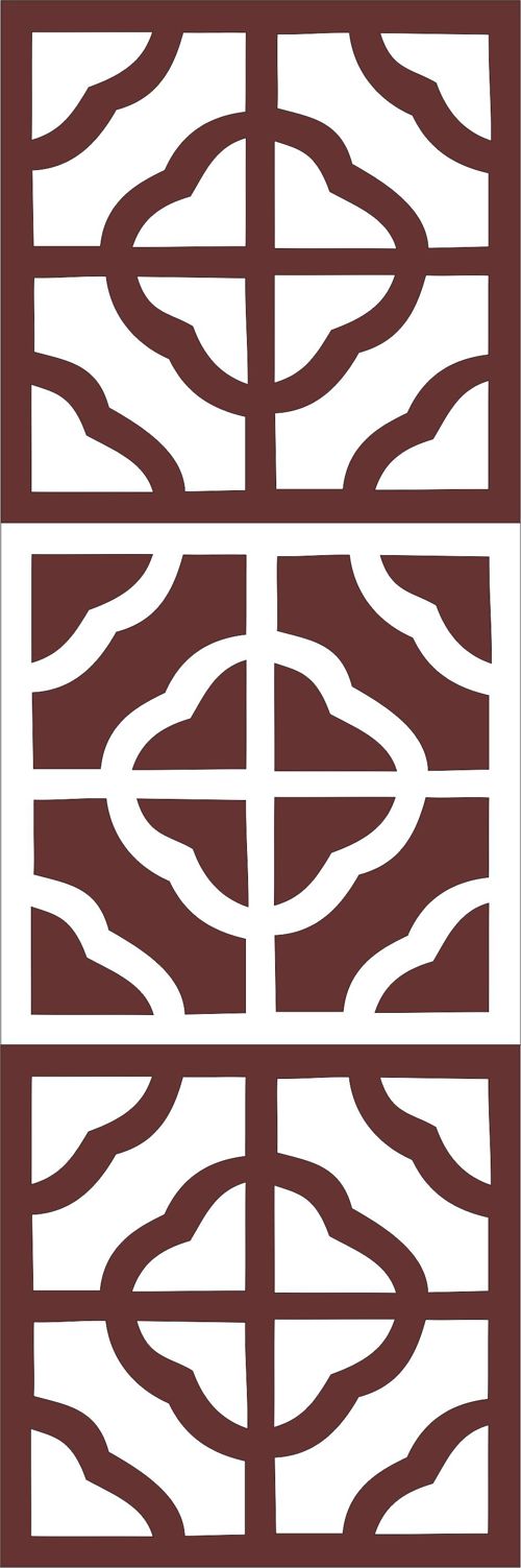 طرح برش لیزری پنجره جالی الگو - laser cut window jali pattern - برای دستگاه CNC چوب و لیزر (سی ان سی)