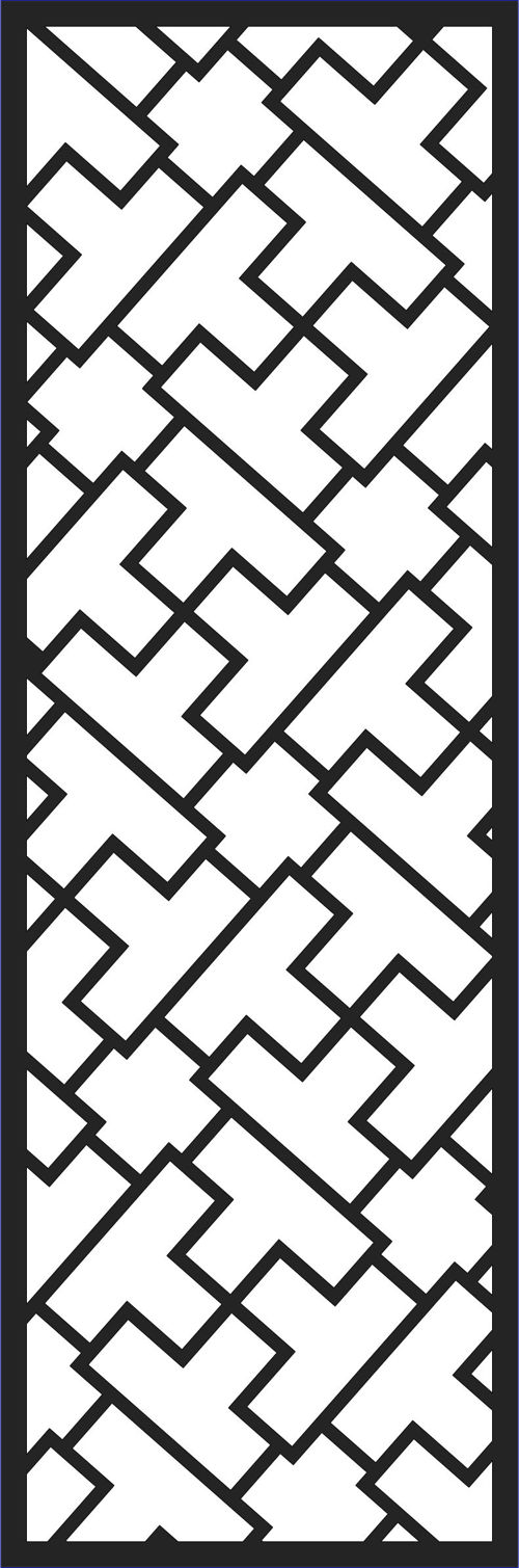 طرح درز شبکه برش لیزری پنجره - laser cut window seamless lattice design - برای دستگاه CNC چوب و لیزر (سی ان سی)
