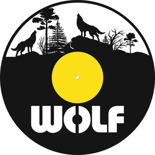 طرح قالب ساعت رکورددار وینیل گرگ با برش لیزری - laser cut wolf vinyl record clock template ve - برای دستگاه CNC چوب و لیزر (سی ان سی)