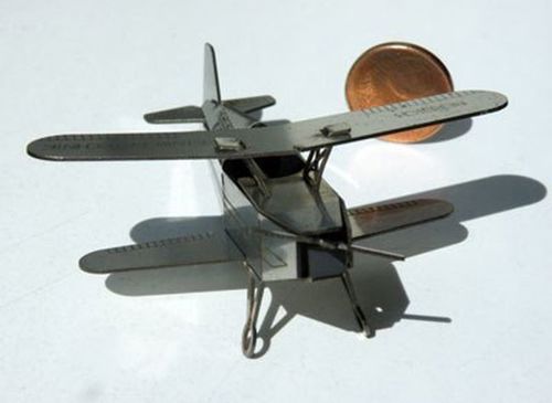 طرح کیت اسباب‌بازی هواپیمای چوبی برش لیزری - laser cut wood airplane toy kit - برای دستگاه CNC چوب و لیزر (سی ان سی)