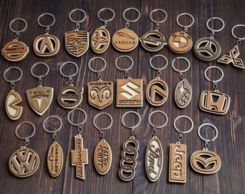 طرح جاکلیدی ماشین چوبی برش لیزری - laser cut wood car keychains ve - برای دستگاه CNC چوب و لیزر (سی ان سی)