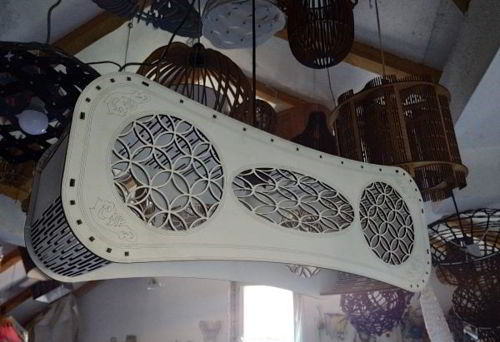 طرح جعبه چوبی برش لیزری چراغ خواب آویز طرح - laser cut wooden box hanging night light lamp layout ve - برای دستگاه CNC چوب و لیزر (سی ان سی)