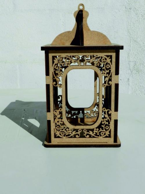 طرح جاشمعی چوبی برش لیزری جعبه شمعدان - laser cut wooden candle holder candlestick box ve - برای دستگاه CNC چوب و لیزر (سی ان سی)
