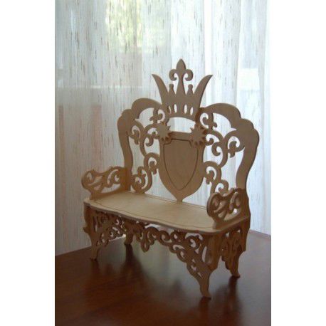 طرح صندلی چوبی برش لیزری حکاکی طرح - laser cut wooden chair engraved design - برای دستگاه CNC چوب و لیزر (سی ان سی)