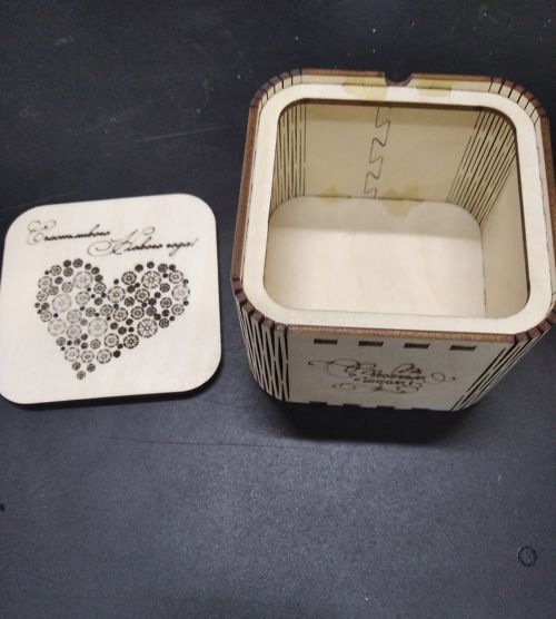 طرح جعبه کادویی چوبی تزئینی برش لیزری - laser cut wooden decorative gift box ve - برای دستگاه CNC چوب و لیزر (سی ان سی)