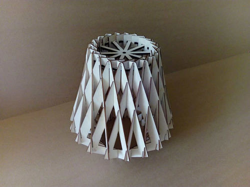 طرح چراغ تزئینی چوبی برش لیزری درخشان 3 - lasercut wooden decorative lamp brilliant x3 - برای دستگاه CNC چوب و لیزر (سی ان سی)