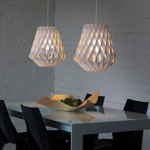 طرح آویز چوبی تزئینی برش لیزری لامپ - laser cut wooden decorative pendant lighting lamp ve - برای دستگاه CNC چوب و لیزر (سی ان سی)