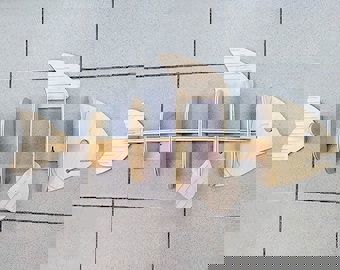 طرح قفسه ماهی چوبی برش لیزری قاب - laser cut wooden fish shelf ve - برای دستگاه CNC چوب و لیزر (سی ان سی)