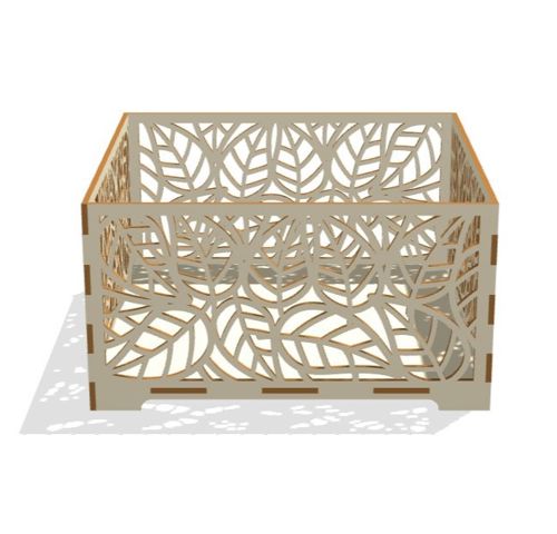 طرح جعبه گل چوبی برش لیزری دکوراسیون منزل هزینه - laser cut wooden flower box home decor ve - برای دستگاه CNC چوب و لیزر (سی ان سی)