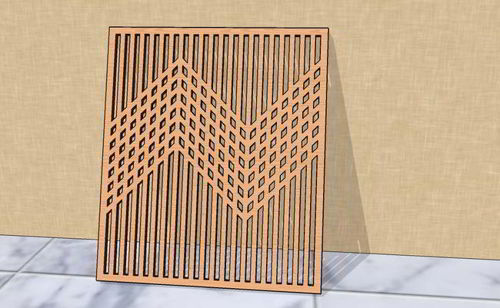 طرح برش لیزری چوبی گریل - laser cut wooden grill design - برای دستگاه CNC چوب و لیزر (سی ان سی)