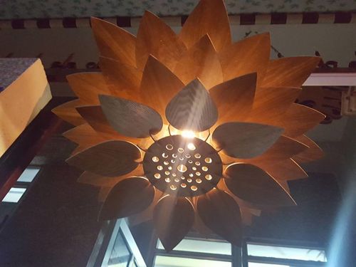 طرح لامپ آویز چوبی برش لیزری لامپ - laser cut wooden hanging lamp - برای دستگاه CNC چوب و لیزر (سی ان سی)