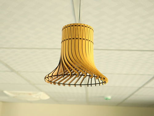 طرح چراغ آویز چوبی برش لیزری نور - laser cut wooden hanging lamp pendant light - برای دستگاه CNC چوب و لیزر (سی ان سی)