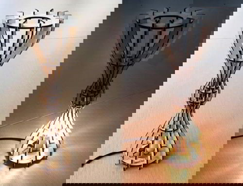 طرح چراغ ساعت شنی چوبی برش لیزری - laser cut wooden hourglass lamp ve - برای دستگاه CNC چوب و لیزر (سی ان سی)