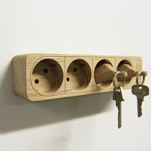 طرح جاکلیدی چوبی برش لیزری قاب - laser cut wooden key holder ve - برای دستگاه CNC چوب و لیزر (سی ان سی)