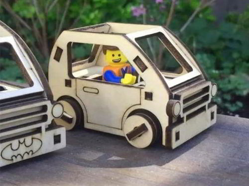 طرح ماشین اسباب‌بازی‌های چوبی لگو برش لیزری برای بچه‌ها - laser cut wooden lego toys car for kids ve - برای دستگاه CNC چوب و لیزر (سی ان سی)