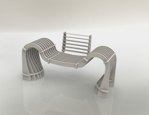 طرح مبل چوبی برش لیزری صندلی - laser cut wooden sofa chair - برای دستگاه CNC چوب و لیزر (سی ان سی)