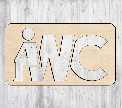 طرح تابلو سرویس بهداشتی چوبی برش لیزری طرح خلاقانه تابلو پوشش - laser cut wooden wc sign creative toilet sign ve - برای دستگاه CNC چوب و لیزر (سی ان سی)