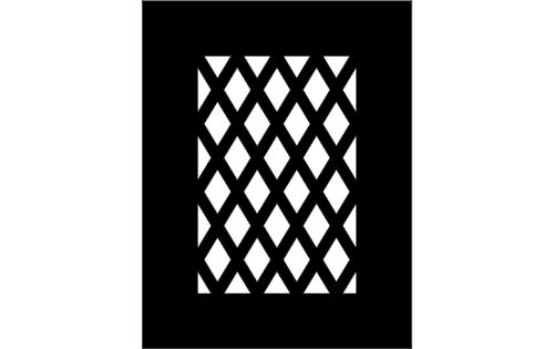 طرح کارت شبکه - lattice card - برای دستگاه CNC چوب و لیزر (سی ان سی)
