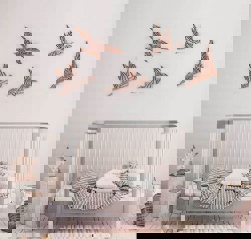 طرح پرنده دیوار دکوراسیون دیواری هنری برای برش لیزر - layout of bird wall decor wall art for laser cutting ve - برای دستگاه CNC چوب و لیزر (سی ان سی)