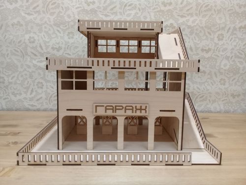 طرح پارکینگ خانه برای برش لیزری - layout of parking house for laser cut ve - برای دستگاه CNC چوب و لیزر (سی ان سی)