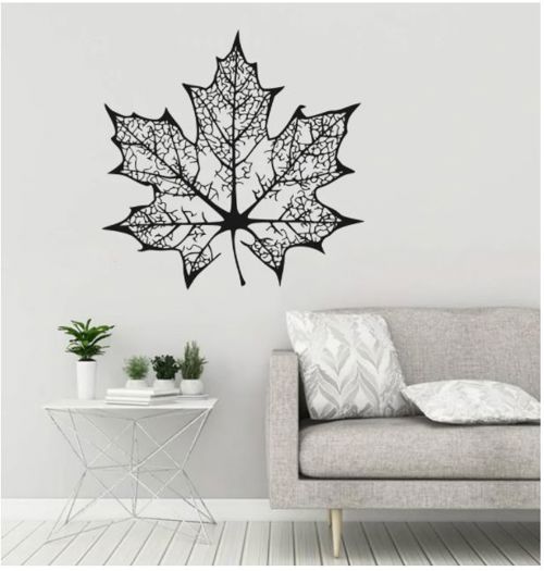 طرح leaf-wall-decor-for-laser-cutting-ve