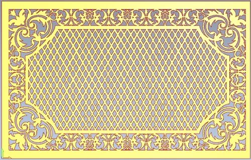 طرح پنل نشتی‌دار برای برش لیزری یا روتر CNC - leaked panel for laser cutting or cnc router - برای دستگاه CNC چوب و لیزر (سی ان سی)