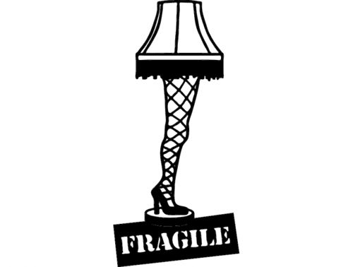 طرح چراغ پا - leg lamp - برای دستگاه CNC چوب و لیزر (سی ان سی)