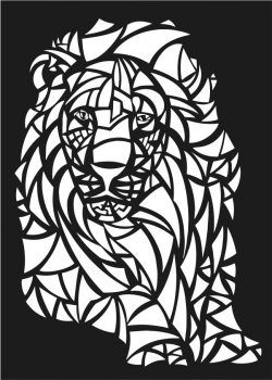 طرح شیرها شیر برای برش لیزر cnc - lions motifs lion for laser cut cnc ve - برای دستگاه CNC چوب و لیزر (سی ان سی)