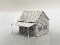 طرح خانه کوچک میلی متری - little house 3mm - برای دستگاه CNC چوب و لیزر (سی ان سی)