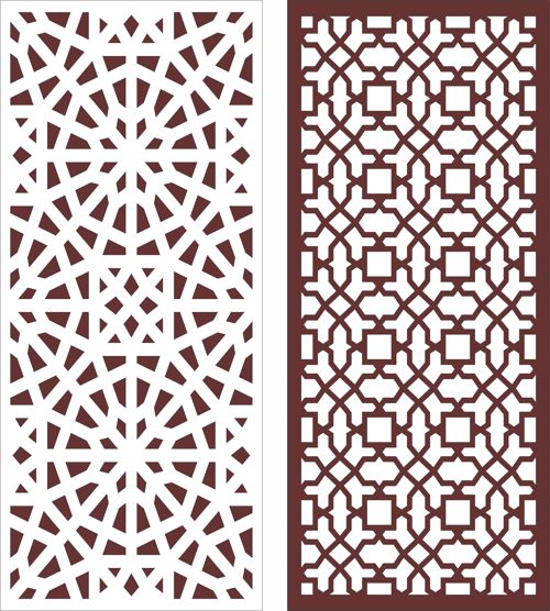 طرح صفحه دیواری اتاق نشیمن برای برش لیزری - living room baffle pattern screen design for laser cut ve - برای دستگاه CNC چوب و لیزر (سی ان سی)