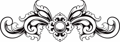 طرح طراحی حاشیه جداکننده اتاق نشیمن - living room divider border design - برای دستگاه CNC چوب و لیزر (سی ان سی)