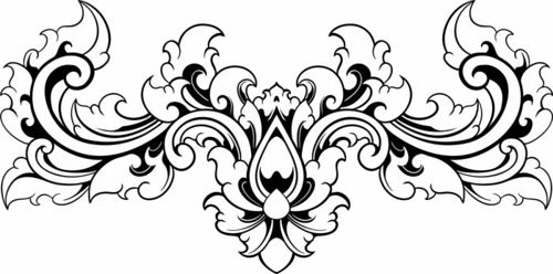 طرح دیوارپوش اتاق نشیمن دکوراسیون حاشیه الگوی طراحی - living room divider decoration border pattern design - برای دستگاه CNC چوب و لیزر (سی ان سی)