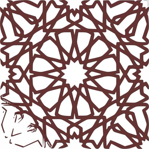 طرح جداکننده جلی اتاق نشیمن برای برش لیزری - living room jali separator seamless design for laser cut ve - برای دستگاه CNC چوب و لیزر (سی ان سی)