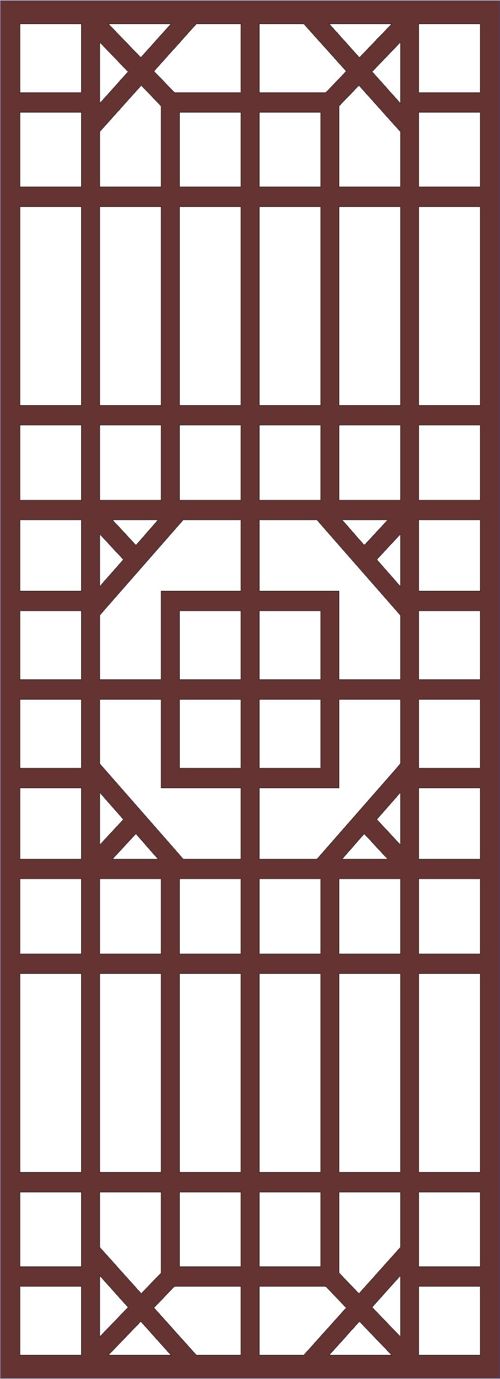 طرح پنل اتاق نشیمن شبکه‌ای درز برای برش لیزری شیشه - living room lattice seamless panel for laser cut ve - برای دستگاه CNC چوب و لیزر (سی ان سی)