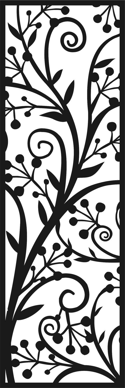 طرح جداکننده صفحه اتاق نشیمن پنل درز برای برش لیزری شیشه - living room screen separator seamless panel for laser cut ve - برای دستگاه CNC چوب و لیزر (سی ان سی)
