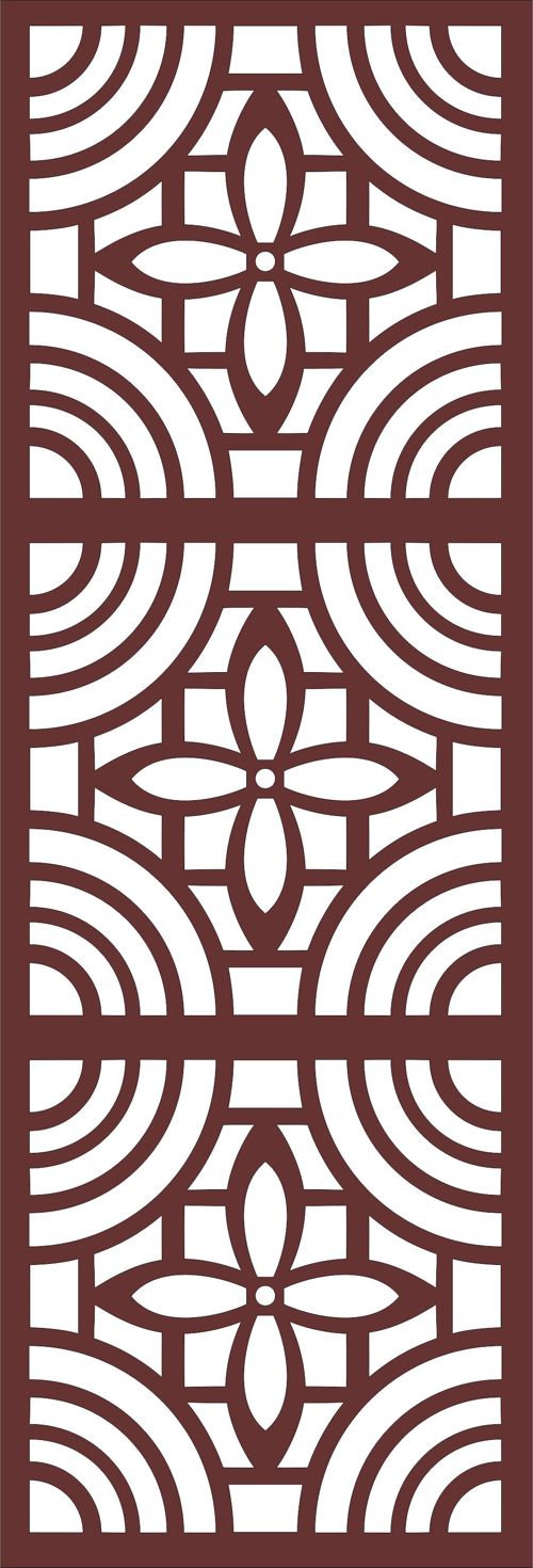 طرح اتاق نشیمن یکپارچه گلدار گریل برای برش لیزری - living room seamless floral grill for laser cut ve - برای دستگاه CNC چوب و لیزر (سی ان سی)