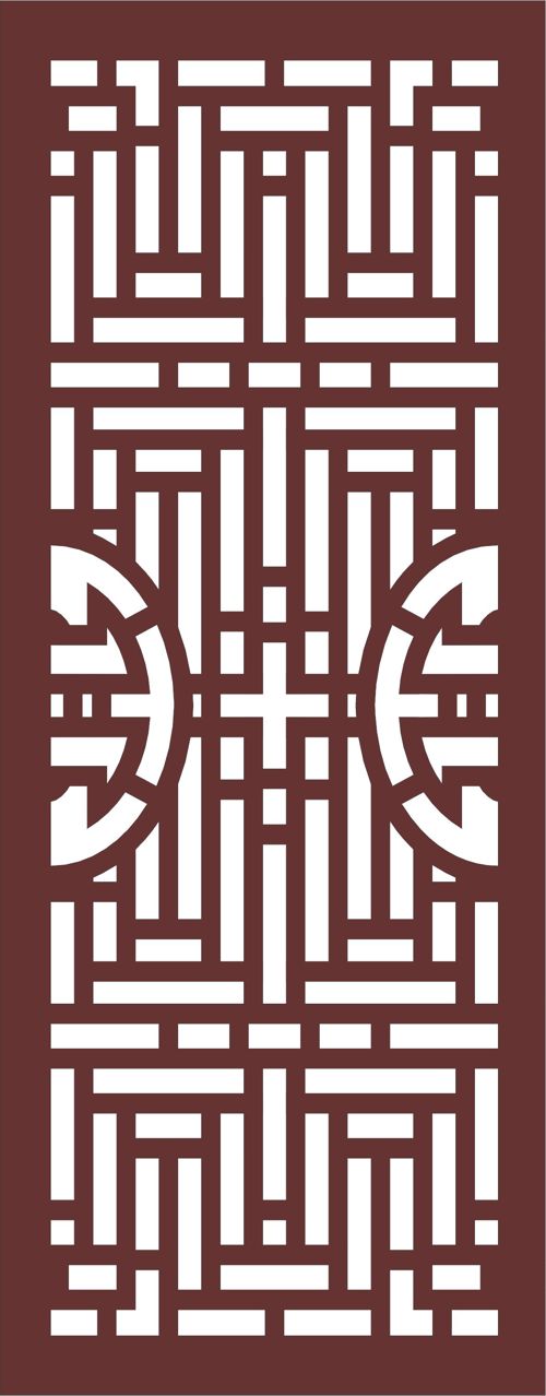 طرح پنل گلدار درز اتاق نشیمن cnc برش لیزر - living room seamless floral screen panel cnc laser cutting - برای دستگاه CNC چوب و لیزر (سی ان سی)